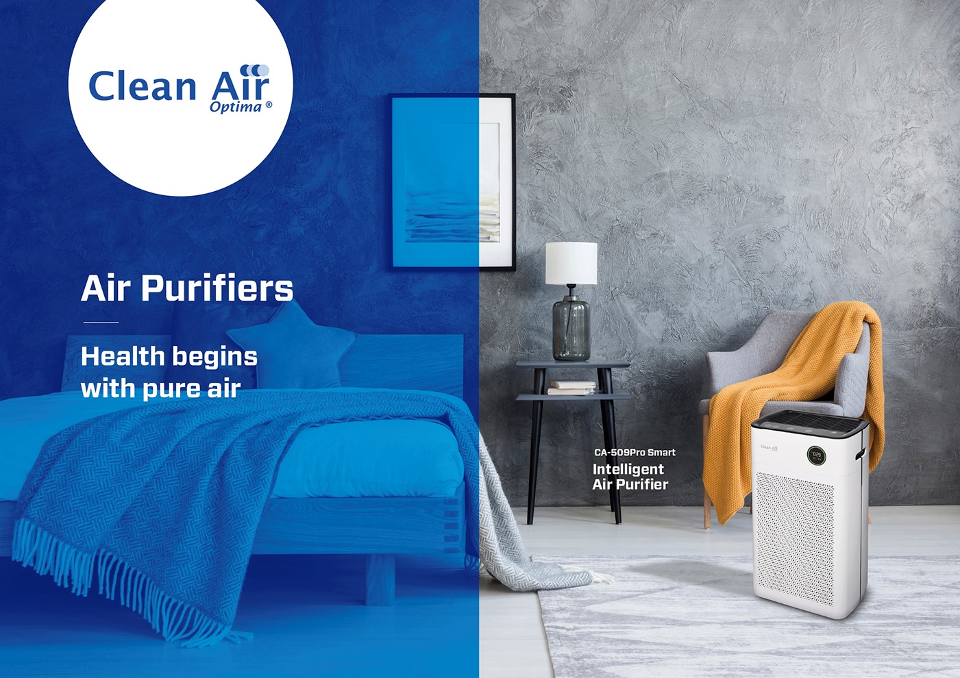 AIRTOK Purificateur d'air pour chambre à coucher et maison avec